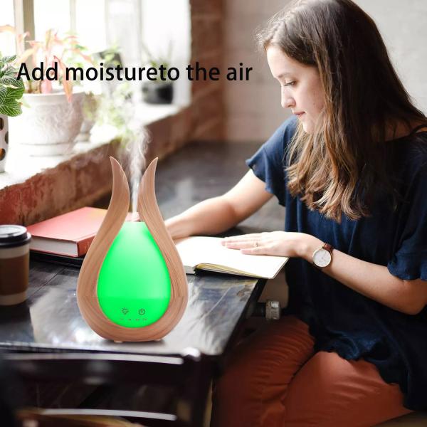 Household Aromatherapy Machine Aroma Diffuser 300ML Capacity Portable Mini Ultrasonic Air Humidifiers With Night Light