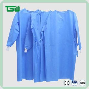 China Liquid and blood Resistant Reinforced SMS Disposable Surgical Gowns wholesale