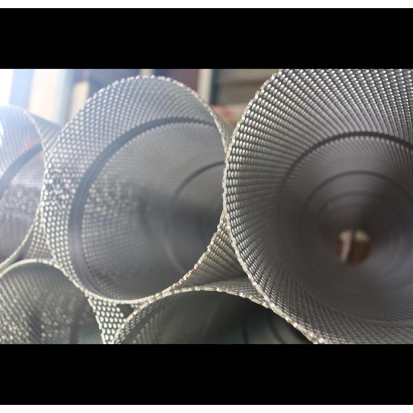 Durable Sand Control Screens Mesh For Oil & Gas Industry , Perforated Stainless Steel Pipe