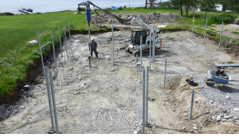 Galvanized Carbon Steel Helical Ground Screw Piles 2.75mm 3mm 3.5mm