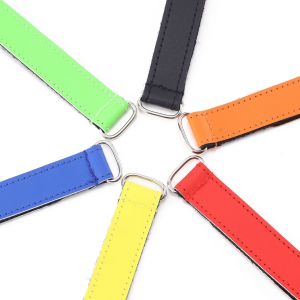 China Leather Hook And Loop Cable Ties Anti Slip Cable Management Straps For Drones And Model Aircraft wholesale