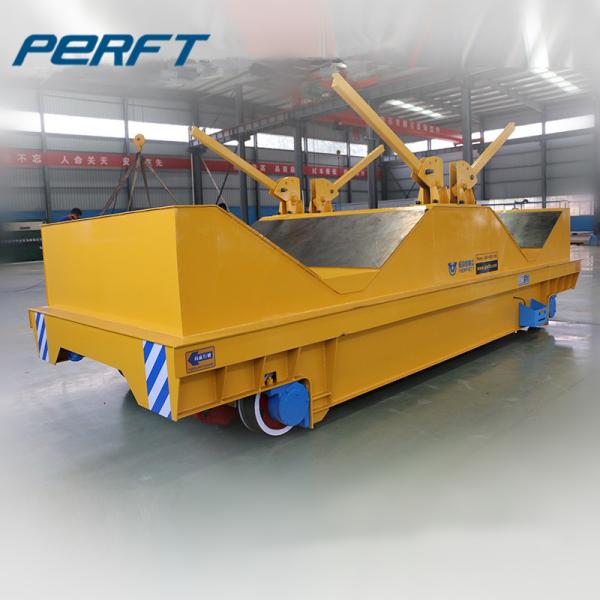 Custom Battery operated steel coil material handling transfer cart