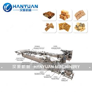 China Automatic Peanut Bar Making Machine 150kW 300-500kg/H Capacity on sale
