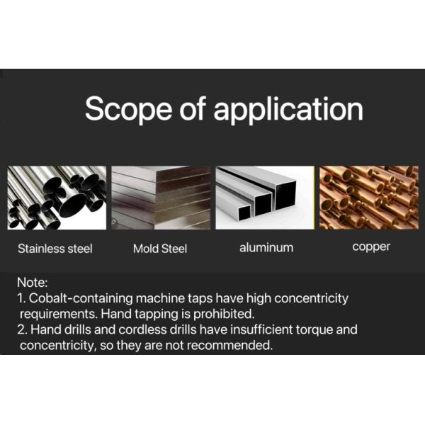 M6 M7 M8 M9 M10 Spiral Fluted Tap Carbide Milling Cutter Metric Screw Tap