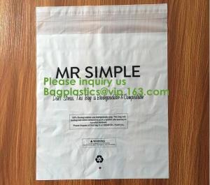 China Let us Fight plastic together, 100% compostable mailing bag,custom biodegradable mailing bag courier bag for cloth shoeb wholesale