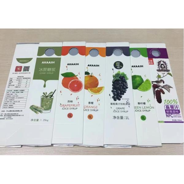 Gable Top Carton Automatic Cartoning Machine Heat Sealing Safety with Emergency Stop Button