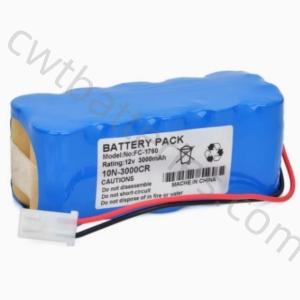 China Fukuda FC-1760 Defibrillator Medical Batteries Replacement 10N-3000SCR 12V 3000mAh wholesale