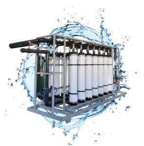 China 60TPH Carbon Steel UF Membrane Water Purifier With Ultrafiltration System on sale
