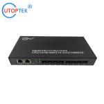 10/100/1000Mbps 2port RJ45+8port SFP fiber ethernet media converter switch