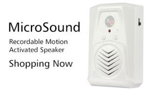 COMER PIR motion detector voice prompter sound player electronic sound speaker