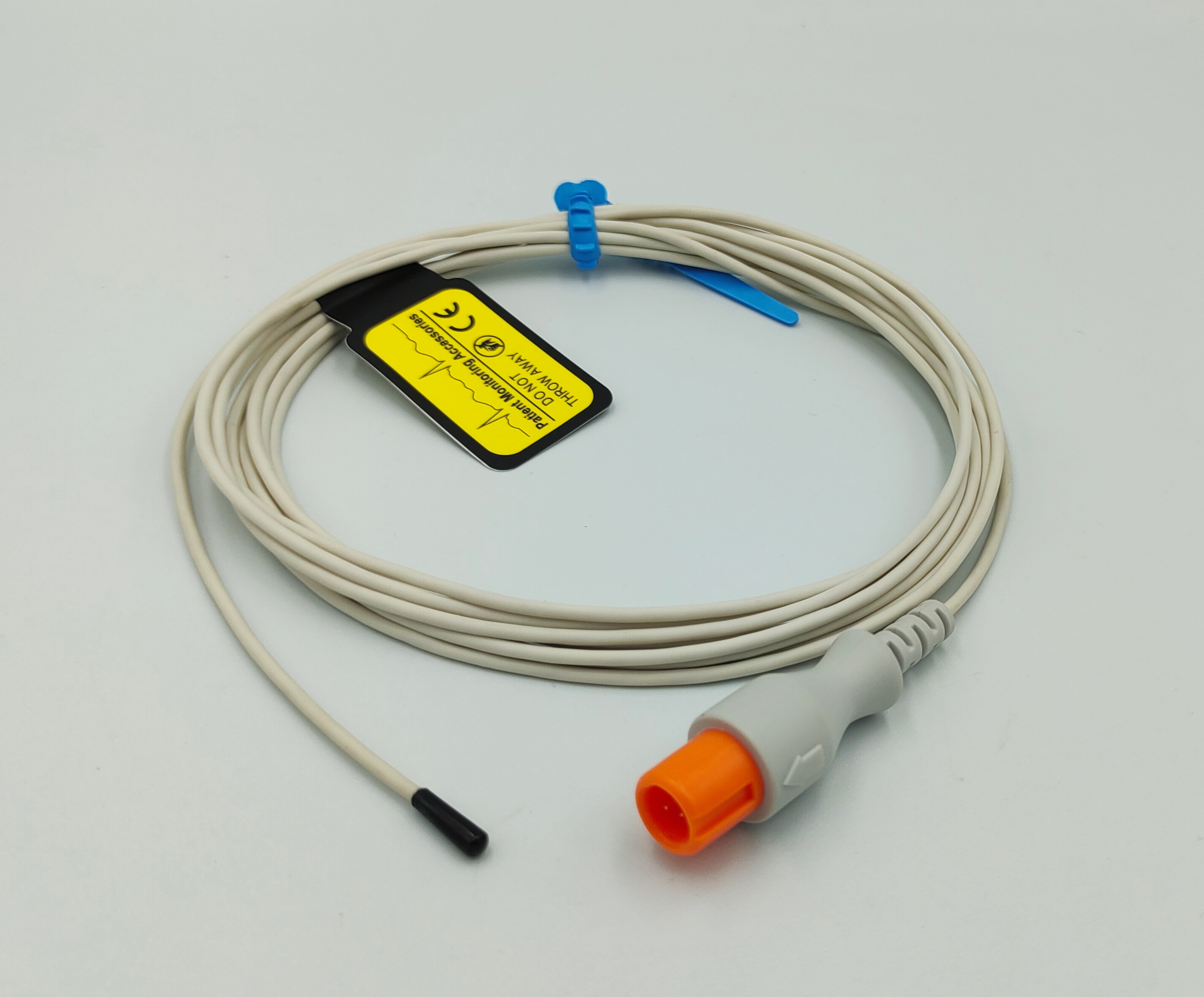 TPU Material Medical Rectal Temp Probe 2mt Class II For Adult