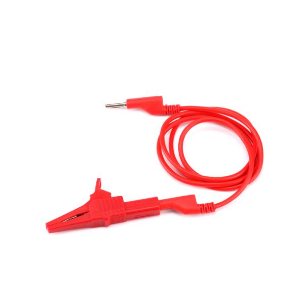 4mm Power Inverter Battery Cable 55mm 85mm HV Alligator Clamp For 2000V Battery