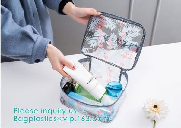 Vinyl Wash Beauty Cosmetic Travel Toiletry Bag,Makeup Bag, Travel Mens Toiletry Bag Clothes Organizer,makeup bag cosmeti