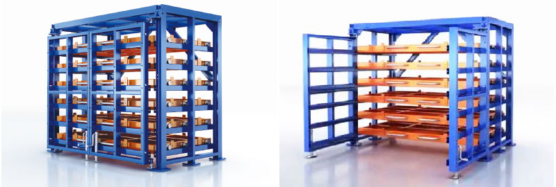 B39 Roll-Out Sheet Rack Drawer Racking Steel Plate Racking Heavy Duty Warehouse Storage Rack
