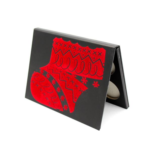 Flocking Empty Eyeshadow Palette 6 Colors Custom Magnetic Eyeshadow Palette