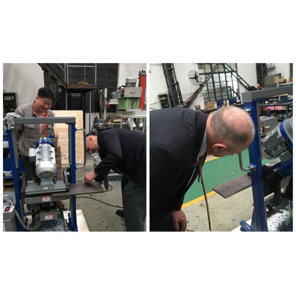 Cold Plate Beveling Machine For 6 - 30 Mm Thick Steel Plate V/Y Type