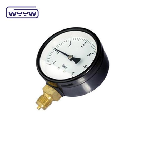 Customized Support Compound Pressure Gauge Radial Or Back Mount No Oil / Dry