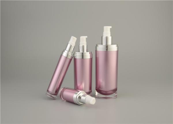 Quality New Design Eelegant Black Color Cosmetic Plastic Bottle Wholesale 15ml 30ml 50ml 100ml Plastic Lotion Bottle With Pump for sale