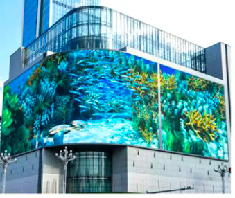 Flexible Ads Outdoor Led Display Screen For Building P10 P6.67