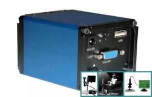 DC 5 - 12V VGA Digital Video Microscope Camera With Overlay Graphic For Teaching