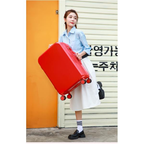 Flat trolley suitcase Best-selling Matte Finish Luggage, ABS Hard-Shell Trolley Suitcase, Student Travel Bag, Large Capacity Waterproof Shock