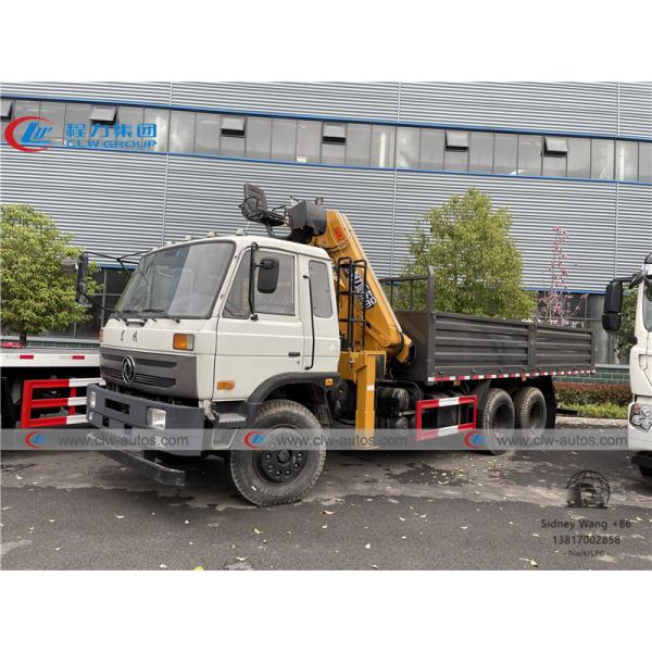 Dongfeng 6x4 Cargo Truck Mounted Folding Boom Crane 12tons