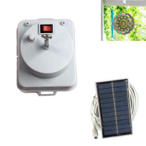 China White Hanging Rotating Motor Solar Battery Powered Wind Spinner Motor For Wind Chime on sale
