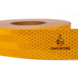 China ECE 104R Micro Prismatic Reflective Tape Vehicle Conspicuity Marking Tape wholesale