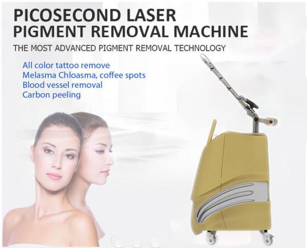 Professional Q Switched Nd Yag 585nm Portable Laser Tattoo Removal Machine