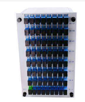 1x4 FBT Fiber Optic Splitters Plastic Insert Cassette Fused Biconical Taper Coupler