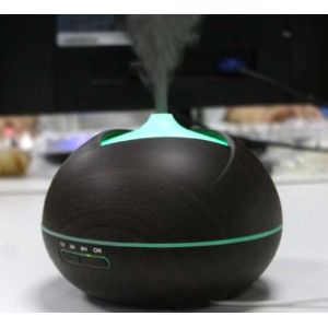 China 400ml Household Wood Grain Ultrasonic Essential Oil Aroma Humidifier on sale