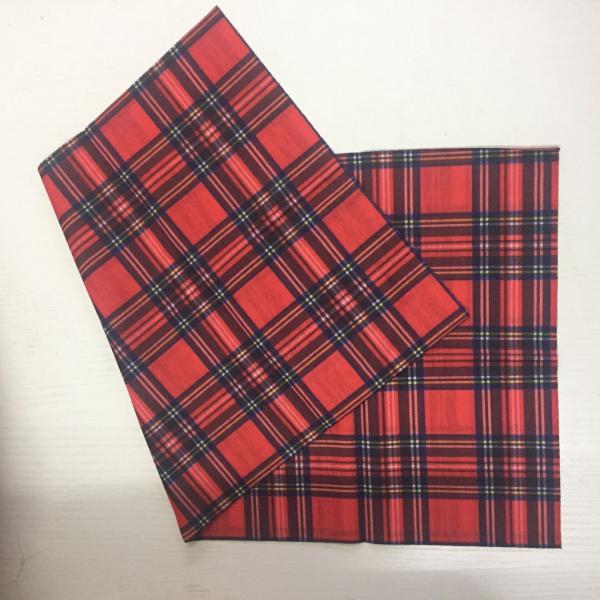 Wholesale micro-polyester checkered pattern seamless tube scarf 10pcs per order