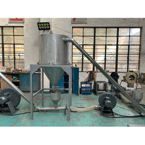 150-500kg/H Output PVC Compound Powder Die Cutting Granulating Line PVC Pelletizing Production Line 3 Degree Air Cooling System