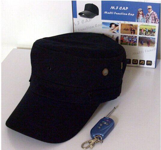 Quality Cap Hidden Camera Video Picture Mp3 Function Spy Cam 640*480 Black Hat for sale