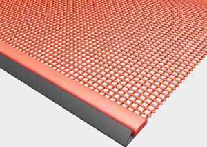 China Red Square Bonding PU Screen Mesh - Polyurethane Screen Mesh wholesale