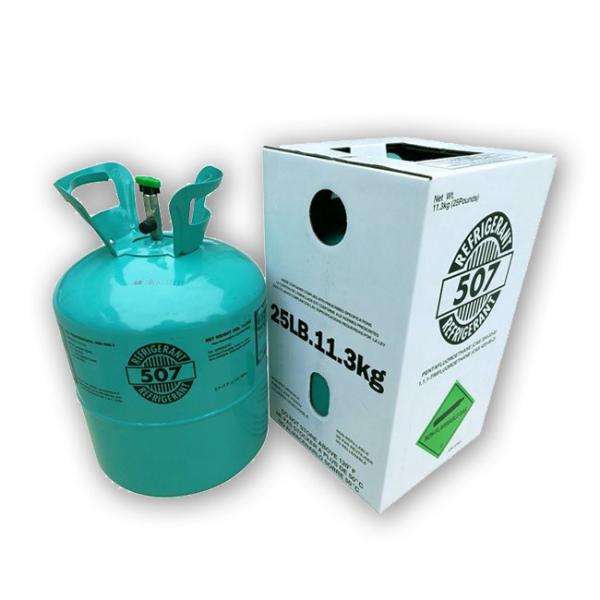 Quality 25LB R507 Refrigerant Gas Cylinders Medium Temperature Refrigeration Systems for sale