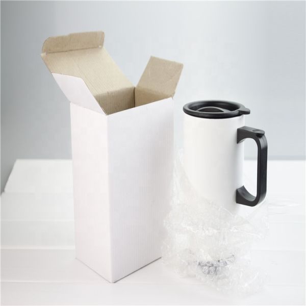 Blank Stainless Steel Sublimation Car Cup Vacuum Insulated Travel Sublimation Car Mug With Handle And Lid