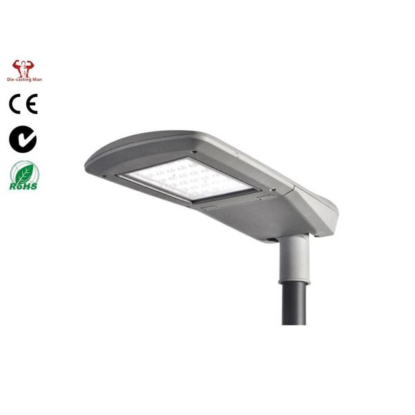 UV Resisted Powder Coating 50W / 60W IP66 LED Street Light Housing Grey Black