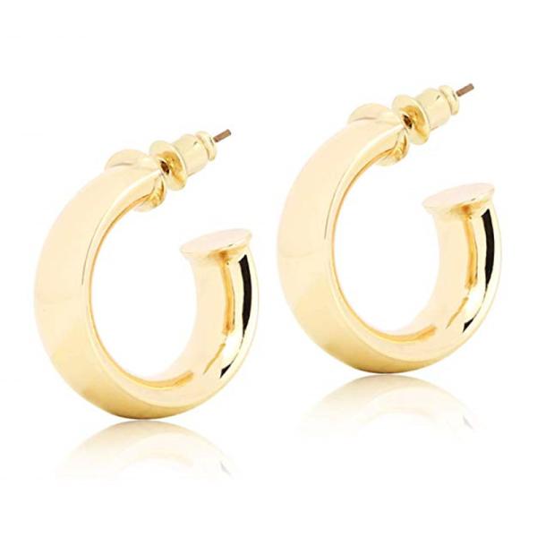 OEM 925 Sterling Silver Earring Women Girl Ear Piercing Earring Big Hoop Earrings