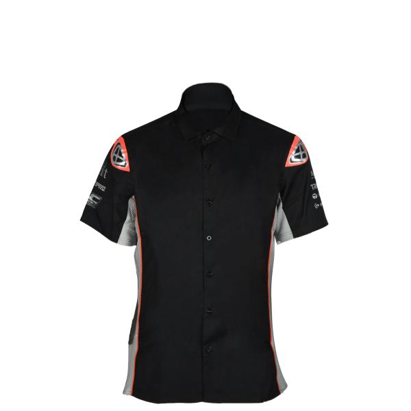 Sportswear Button Down Motorcycle Wicking Breathable Custom Design Racing Polo Shirt