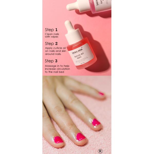 Nail Treatment Cuticle Revitalizer Oil Natural Tube Nail Pink Cuticle Oil Bottle for Nails