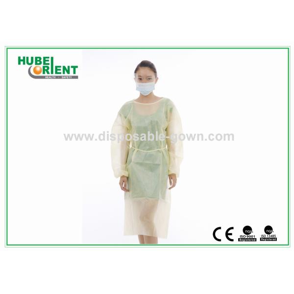 CE MDR Nonwoven Disposable Medical Isolation Gown For Hospital