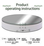 Intelligent Automatic Rotating Display Stand Revolving Display Turntable With