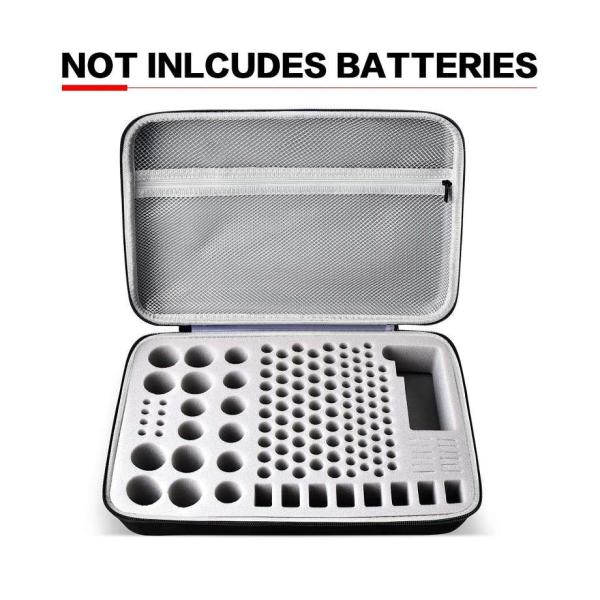China zipper EVA 140 battery Storage Organizer With Tester on sale