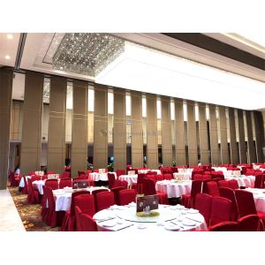 Commercial Soundproof Sliding Folding Wall Partition Lightweight 2000-6000mm