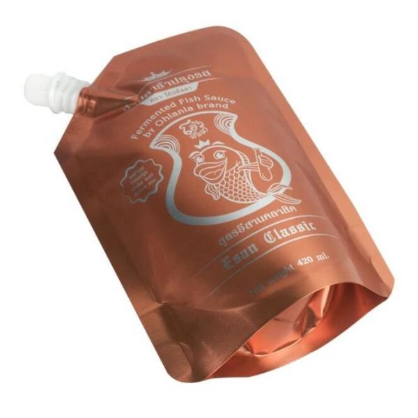 Free Sample Doypack Pouch With Spout Moisture Proof Oxygen Proof