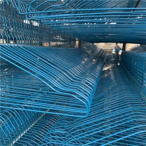 Buy cheap Low Price 16inch Blue Color Notched Laundry Wire Hanger For Gulf Countries from wholesalers