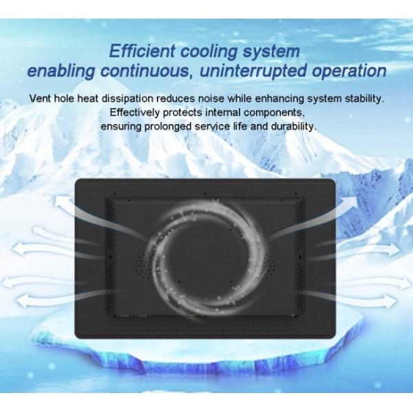 Rack Mounted All In One Industrial Pc Touch Screen Pc I3 I5 I7 RS232 RS485 GPIO Touch Screen 21.5 Inch