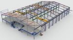 Customized Prefab Steel Structures Fire / Rust Proof Galvanized Z Section