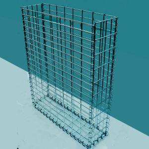 China Anti Rust Square Hole Welded Gabion Basket Mesh on sale